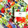 Poppies and Lavender Tea towel