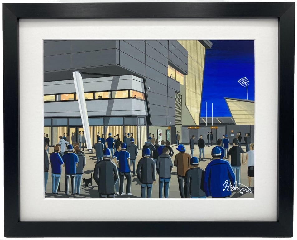Sale. Framed & Unframed Fine Art Sharks Print, Rugby, Stadium Supporter Gift