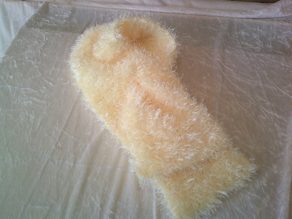 Hand Knitted Lemon Necktie