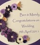 Quilling wedding card  - Image 3
