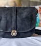 Handmade Charcoal Satchel Style Bag