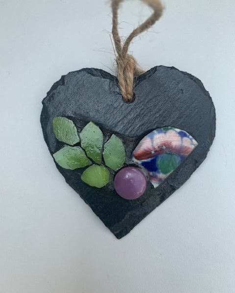 Mini Mosaic Heart