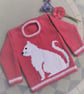 Knitting Pattern for a Cat on a Sweater.  Digital Pattern - Image 6