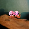 Copper Lotus  Seed Pod Studs