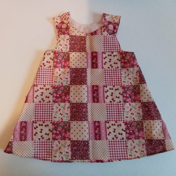 Dress, 18-24 months, flowers, spots, patchwork, A Line dress, summer dress
