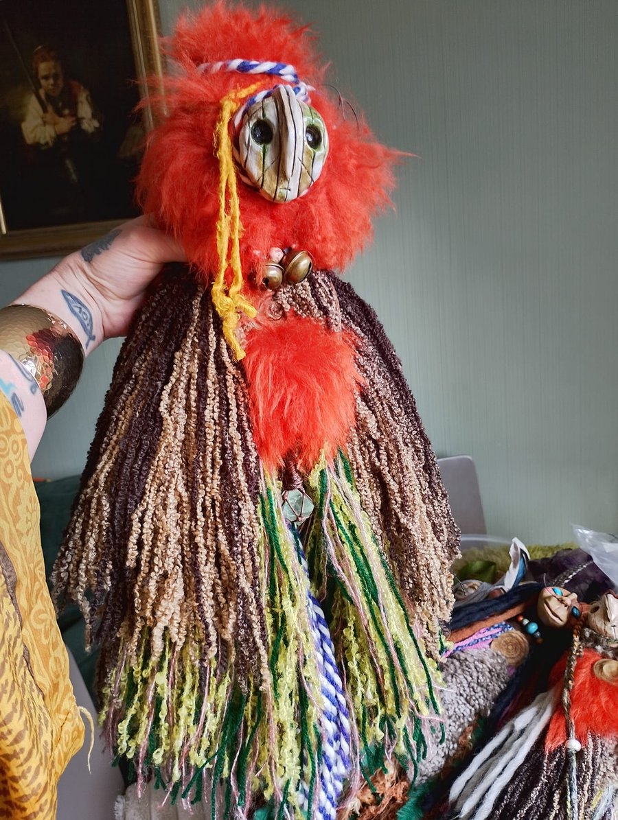 Spirit doll,witches ward,shaman doll,witchcraft,poppet doll,altar