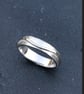 Silver River Ring, silver wave ring, silver band, silver wavy ring, wedding band - Image 10