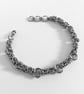Husband to wife gift  Womens 11th Anniversary Byzantine Stainless Steel Bracelet - Image 4