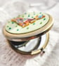 Mosaic Fox Double-sided Pocket Mirror - Image 3