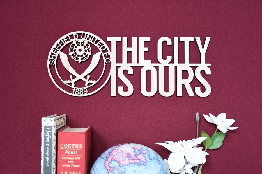 Sheffield United FC 'The City is Ours' Plaque  