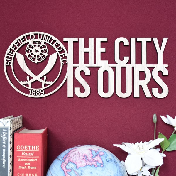 Sheffield United FC 'The City is Ours' Plaque  