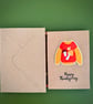 Embroidered Autumn sweater greeting card Thanksgiving seasonal wishes for family - Image 5