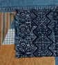 Old Gold Denim Slow Stitching kit - gift for teenager - Image 8