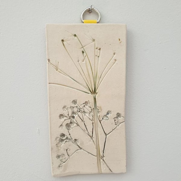 Botanical Ceramic Wall Art Tile