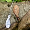 Handmade Fine Silver Sycamore Pendant Necklace - Summer Seconds