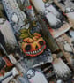 spooky bookmark - haunted pumpkin