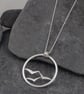 Flock of Gulls Sterling Silver Statement Long Pendant - Image 4