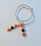Sterling Silver Hoop & Gemstone Earrings, Birthday, Anniversary, Gifts For Her - Image 6
