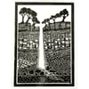 Original lino print Hardraw Force