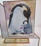 Warm Hugs at Christmas–  Handmade Penguin Easel Greeting Card - Image 4