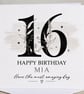Personalised 16th Birthday Card For Her Daughter Sister Friend Niece - Image 6
