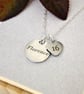 Silver 16th Birthday Name & Age Necklace - Image 4