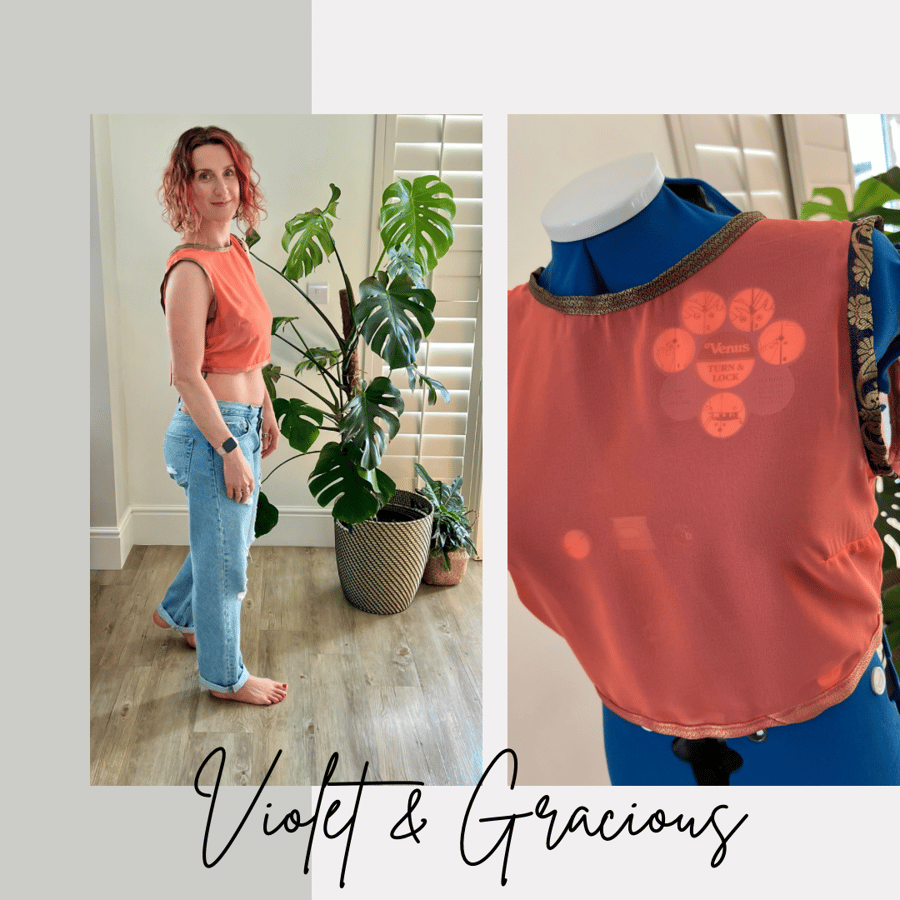 Sheer Top . Beachwear . Holiday . Size 10