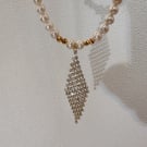 Natural White Freshwater Statement Baroque Pearl Necklace
