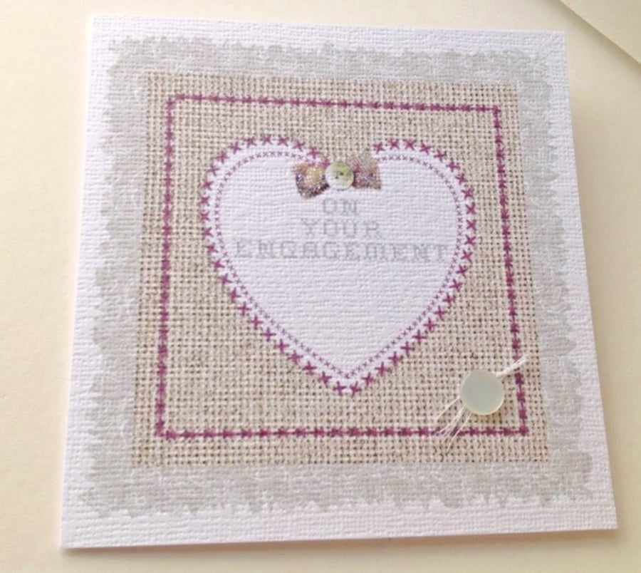 SALE Greeting Card,Engagement Card,Can Be Personalised