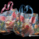 vegan tote bag, shopping bag, reusable bag, fabric bag, 