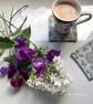 Hand Printed Linen Coaster Set - Image 4