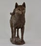 Standing Shiba Inu Animal Statue Small Bronze Resin Sculpture - Image 3