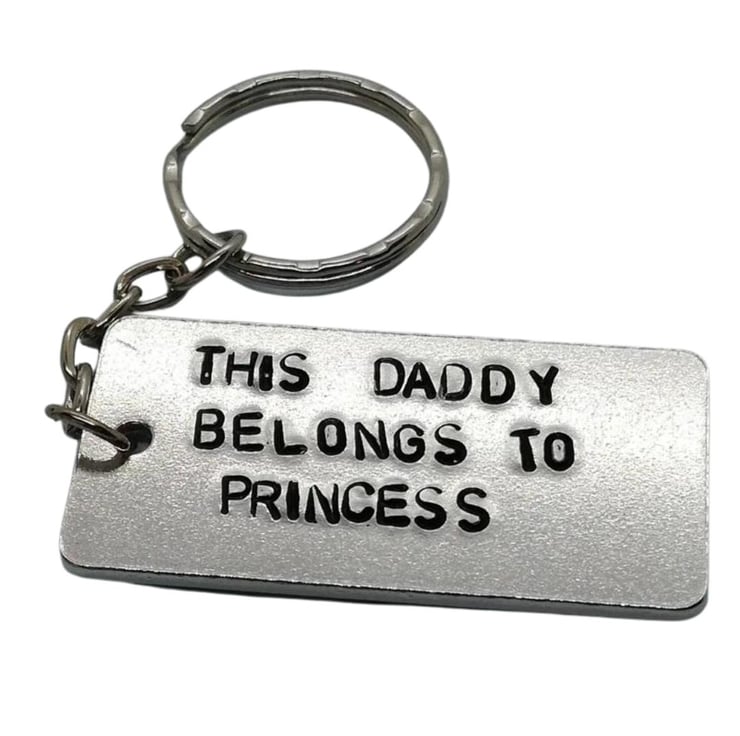 The Best Daddy Belongs To Personalised Coaster - A Beautiful Sign