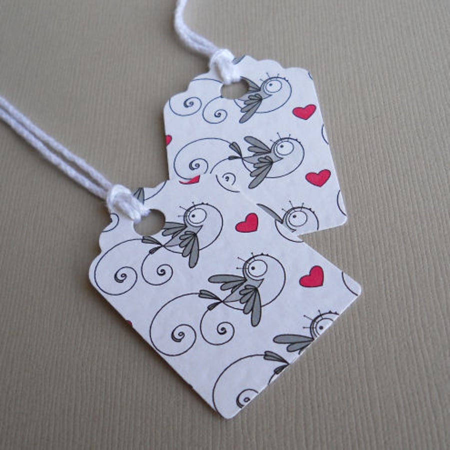*sale* swallow print gift tags