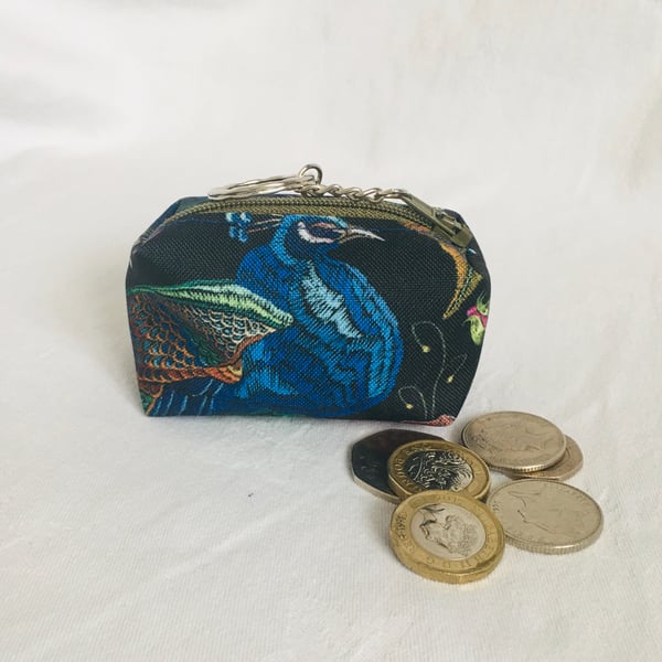 Small Coin Purse Keyring, Small Pouch Keychain, Small Accessories, Gift Ideas.