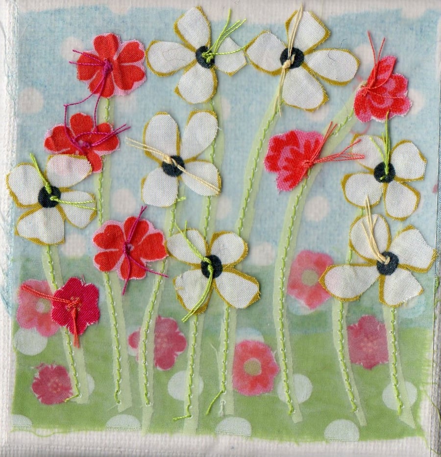 Spring Flowers Garden canvas
