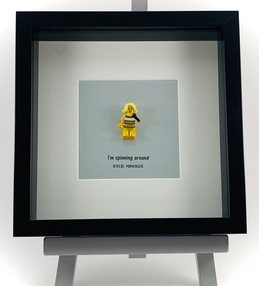 Kylie Minogue  custom mini Figure frame.