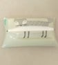 Tissue holder in beige with fox pattern, tissues included, wipe clean - Image 4