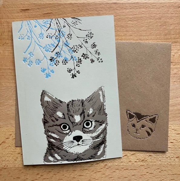 Kitten - Greetings Card