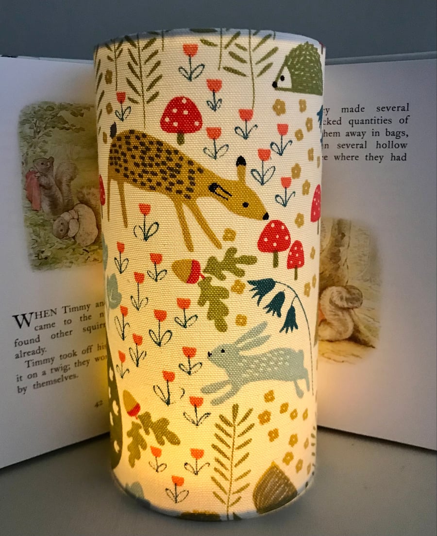 NEW Wild Wood - Handmade Children’s Tall Night Light 