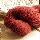 Gulab Jamun hand spun yarn – Merino and silk blend - 330 yards