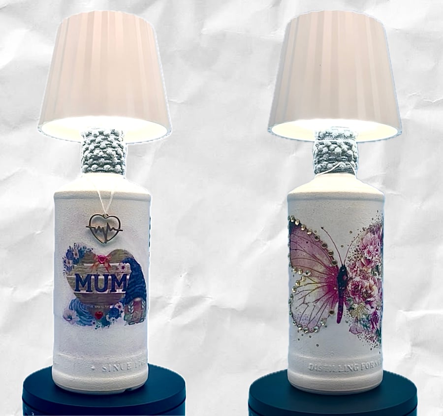 Rechargeable bottle  lamp  for mum