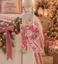 Personalised Liberty Christmas Initial Door Hanger Decoration - Image 2