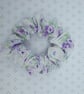 Hair Scrunchie, patterned cotton, large - Image 1