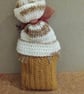 Handmade crochet scarecrow pumpkin autumn decoration - Image 3