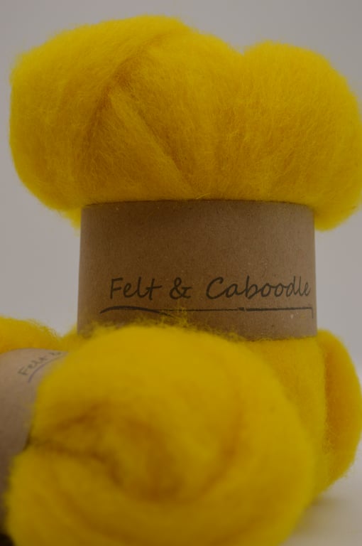 Carded Corriedale Buttercup