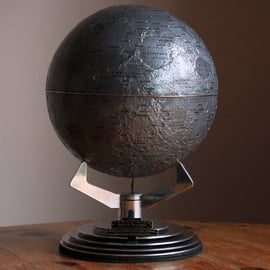 Moon Globe (20cm) with accurate and highly detailed raised relief.