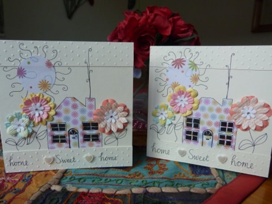 Pretty New Home Card