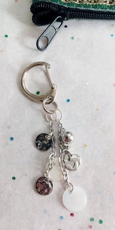 Handmade Disc Bag Charm