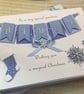 Personalised Christmas Card Grandson Son Nephew Gift Boxed Keepsake Godson  - Image 1